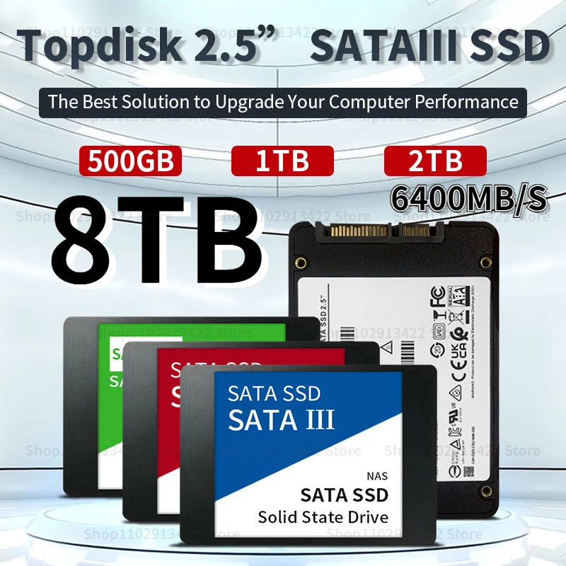 2.5 Colio SATAIII Vidinis Kietasis Diskas Originalus Didelės Spartos SSD 4TB 2TB 1 TB Kietojo kietas Diskas HDD Nešiojamojo kompiuterio Darbalaukio PS50