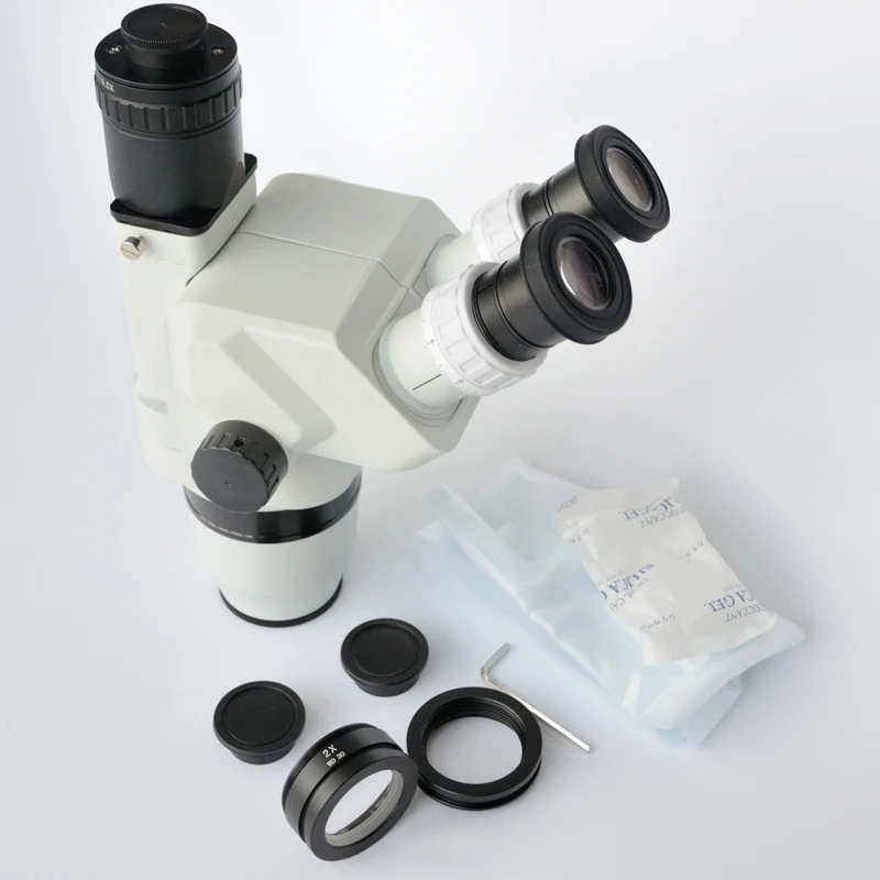 FYSCOPE 6.7 X-90X Ultimate Confocal Trinokulinis Stereo, Zoom Mikroskopu Galvos SZ2.0X 30mm0
