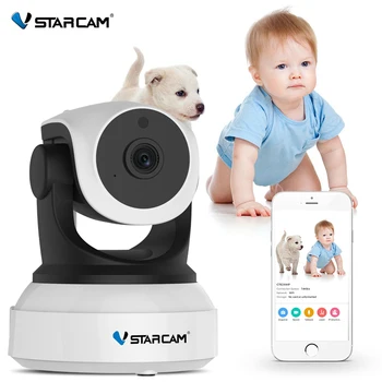 Vstarcam 720P HD Video Baby Monitor Wifi Saugumo Fotoaparato infraraudonųjų SPINDULIŲ Naktinio Matymo Baby monitor Audio Įrašymo Priežiūros Belaidžio