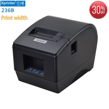 Xprinter brūkšninių kodų spausdintuvas 48/58mm lipdukas printer POS spausdintuvui Qr kodą, ne-džiovinimo etiketės, printe XP-236B