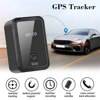 GF-09 Mini GPS Seklys Magnetinio Anti-Theft Device APP Realaus Laiko Stebėjimo ir Nuotolinio Valdymo Nuskaitymo/Įrašymo Automobilių, Motociklų Nuoma