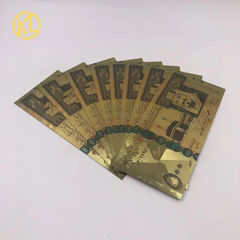 1000 vnt./daug Saudo Produktų Spalvą, Saudo Arabija Aukso Banknotų 500 Riyal Namų Dekoro Apdaila-geriausia dovana namų kolekcija