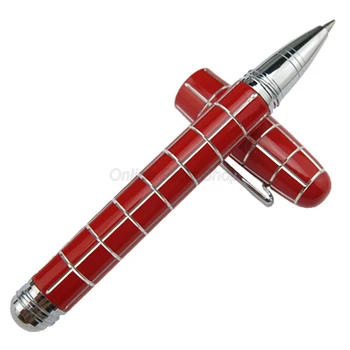 Fuliwen 2062 Dervos Kelionės Trumpas Kišenėje Nešiojami Raudonas Rašiklis Roller Ball Tušinukas Maža Aikštėje Ažūriniai Modelis Rašymo Rašikliu