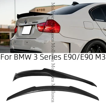 BMW 3 Serijos E90 4Door/E90 M3 M4 Stiliaus Anglies pluošto Galinis Spoileris Kamieno sparno 2004-2011 FRP korio Kaltinius