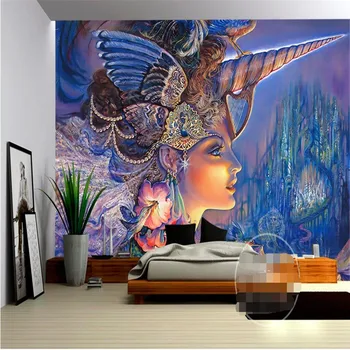beibehang foto sienos freskos 3d tapetai Prabangos Kokybės HD spalva meno modernus grožis gražus 3d tapetai didelis papel de parede
