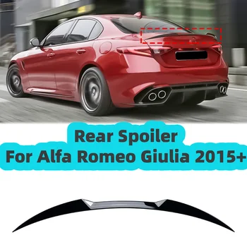 Anglies Pluošto Išvaizdą, Automobilio Galinio Kamieno Sparno Spoileris Komplektas Alfa Romeo Giulia 2015+ Wing Body Kit Pertvarkyti Apdailos Fiksuotojo Vėjas