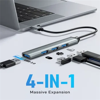 4 in 1 USB 3.0 HUB USB HUB Dock Tipo C 3.1 Multi USB Skirstytuvo OTG Adapteris, Skirtas Xiaomi 