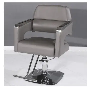 Kirpykla, kėdės, specialios kėdės plaukų salonai, nerūdijančio plieno net raudona kirpyklos kėdės, liftable barber kėdės, liftabl
