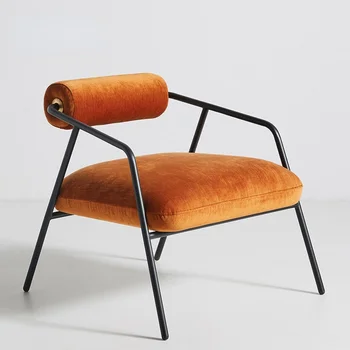 Minimalistinio Stiliaus Paprastas Italų Stiliaus Šviesos Prabanga Tingus Vieną Sofa-Lova, Kėdės Postmodernistinės Kūrybos Namų Kambarį Laisvalaikio Kėdė