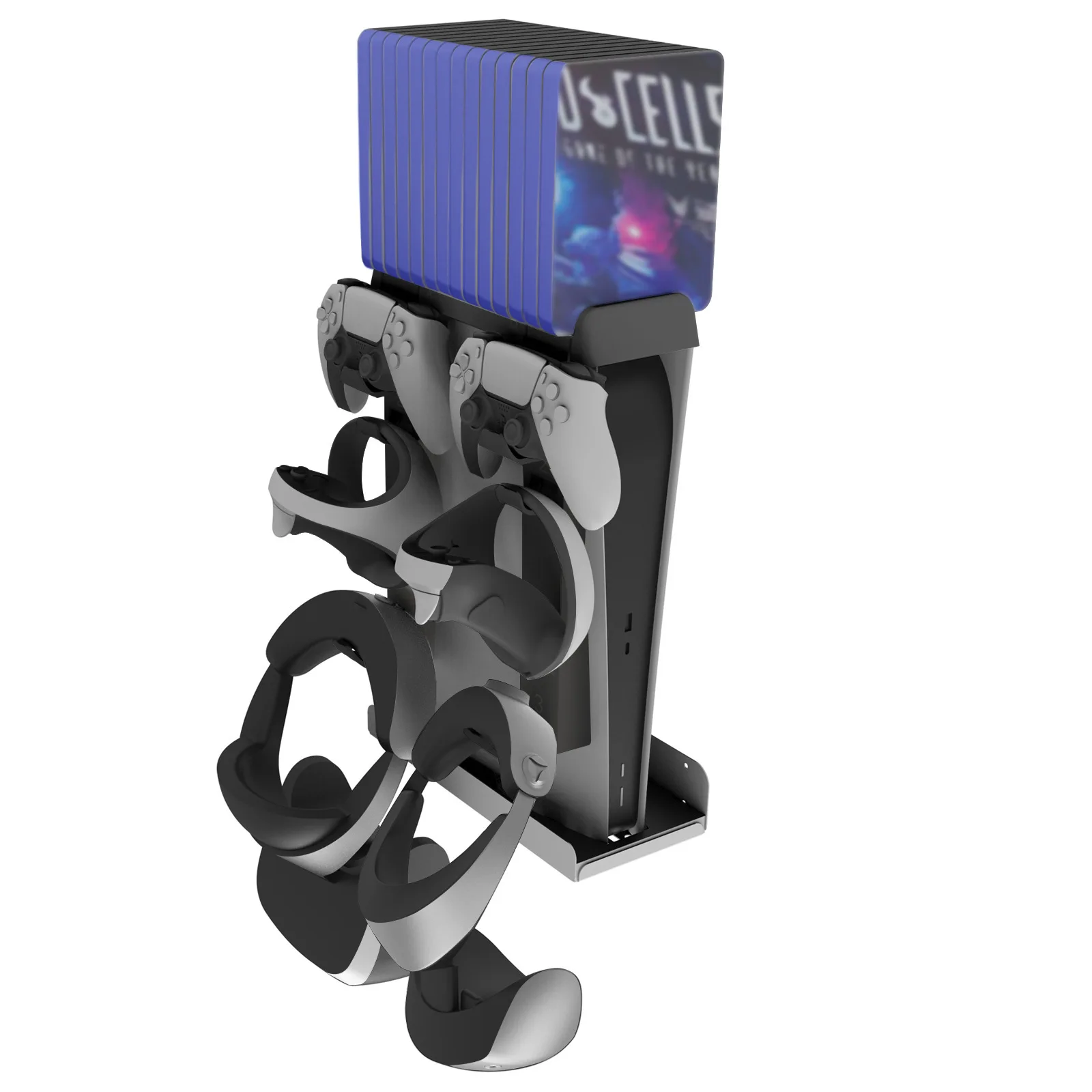 tvirtinimo prie sienos atrama turėtojas stovėti PS VR2 /PS5 Kortelės diskų laikymo stovas VR2 šalmas rankena ekranas montavimo erdvės taupymo4