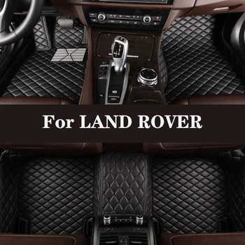 Visiškai supa užsakymą odos automobilio grindų kilimėlis LAND ROVER Evoque Freelander 2 LR2 Rover 75 automobilio salono automobilių reikmenys