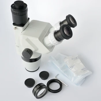 FYSCOPE 6.7 X-90X Ultimate Confocal Trinokulinis Stereo, Zoom Mikroskopu Galvos SZ2.0X 30mm