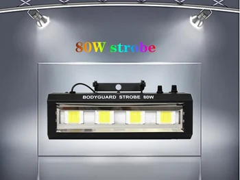 80W RGB LED strobe šviesos DJ disco stage performance šalis atostogų vestuvių 