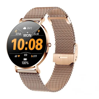2023 Naują Ultra Plonas Smart Watch Moterys, 1.36 colio AMOLED 360*360 HD Pikselių Ekranas Rodo Laiką Skambučių Priminimas Smartwatch moterims